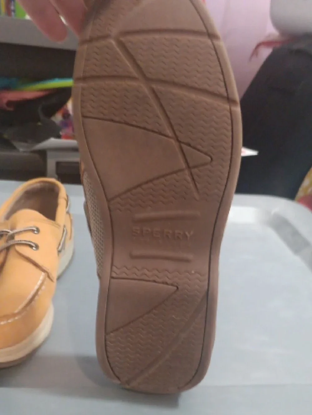 Sperry Two-Tone Tan Leather & Nubuck Boat Shoes